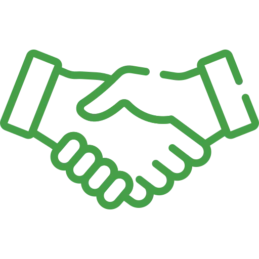 SPSynergy UG - Automatisierungs- und Industrieelektronik – Ankauf, Verkauf und Demontage - Handschlagsymbol